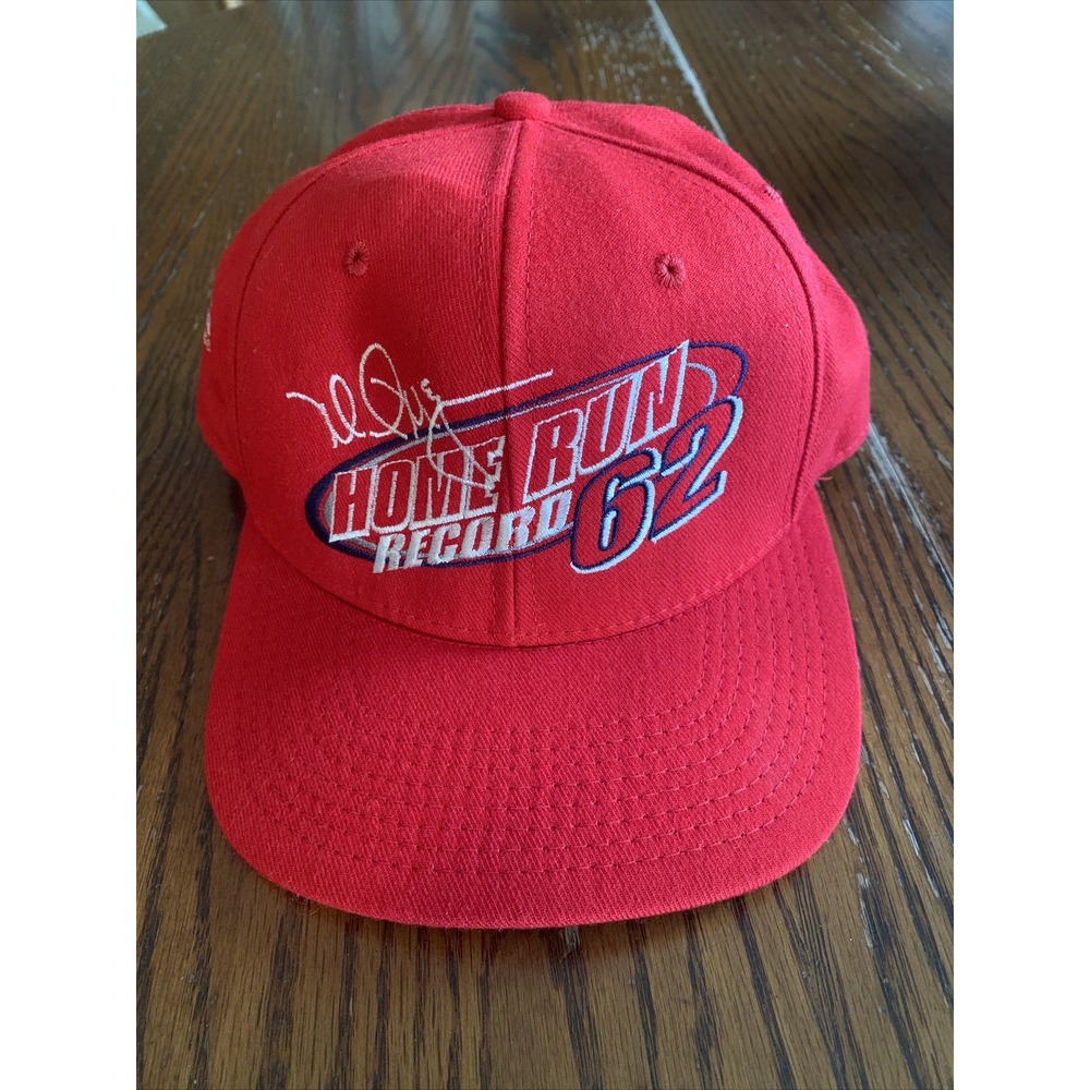 Mark McGwire Hat 62 Home Run Record New Era Snapback Hat Baseball Cap Cardinals